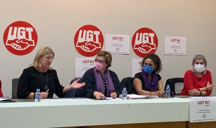 UGT Madrid presenta el informe de Brecha Salarial de 2020.