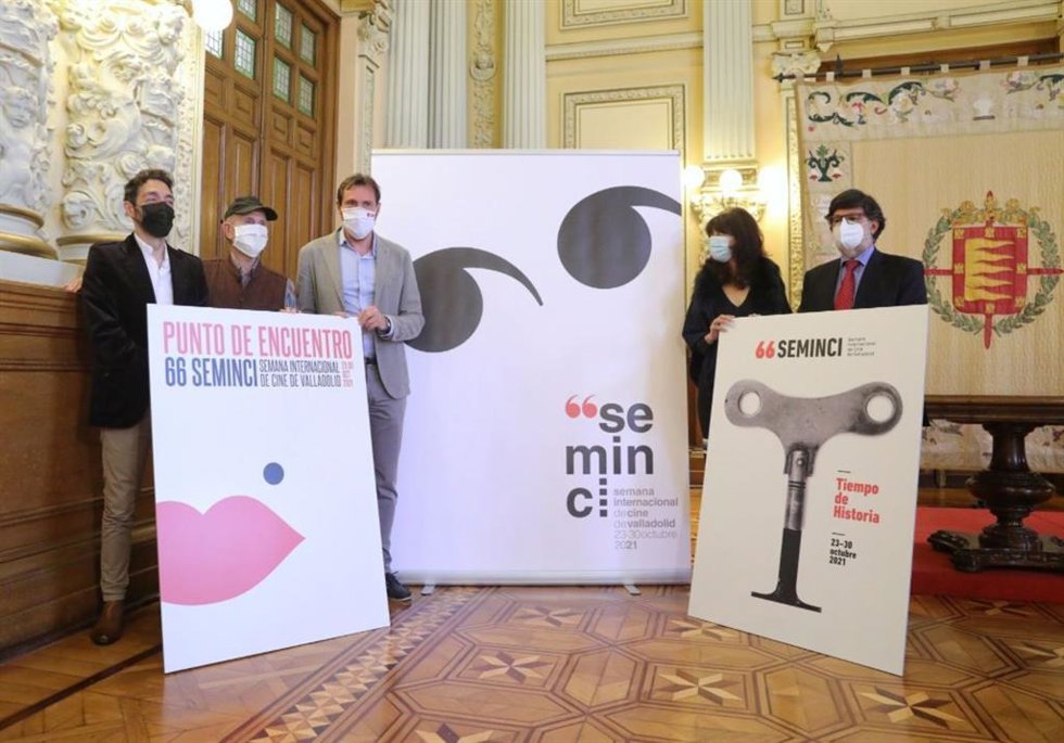 Archivo - Presentación de los carteles de la 66 edición de la Semana Internacional de Cine de Valladolid.