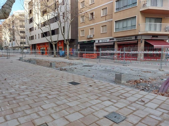 Eje verde en la calle Nuredduna.