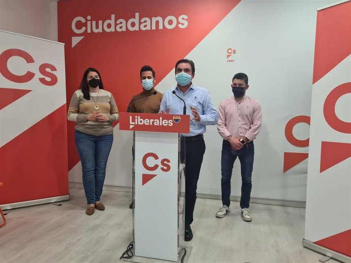 Rueda de prensa del coordinador provincial de Cs en Jaén, Miguel Moreno