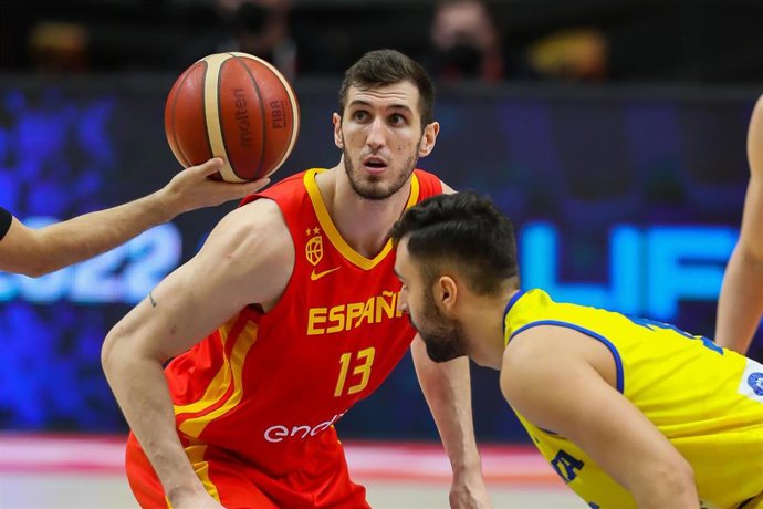 Archivo - Rubén Guerrero con la selección española de baloncesto