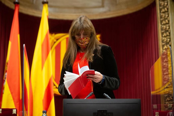 La presidenta del Parlament, Laura Borrs