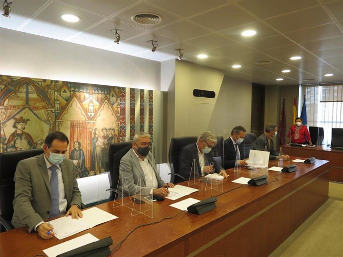 Reunión de la Junta de Portavoces de la Asamblea Regional de Murcia