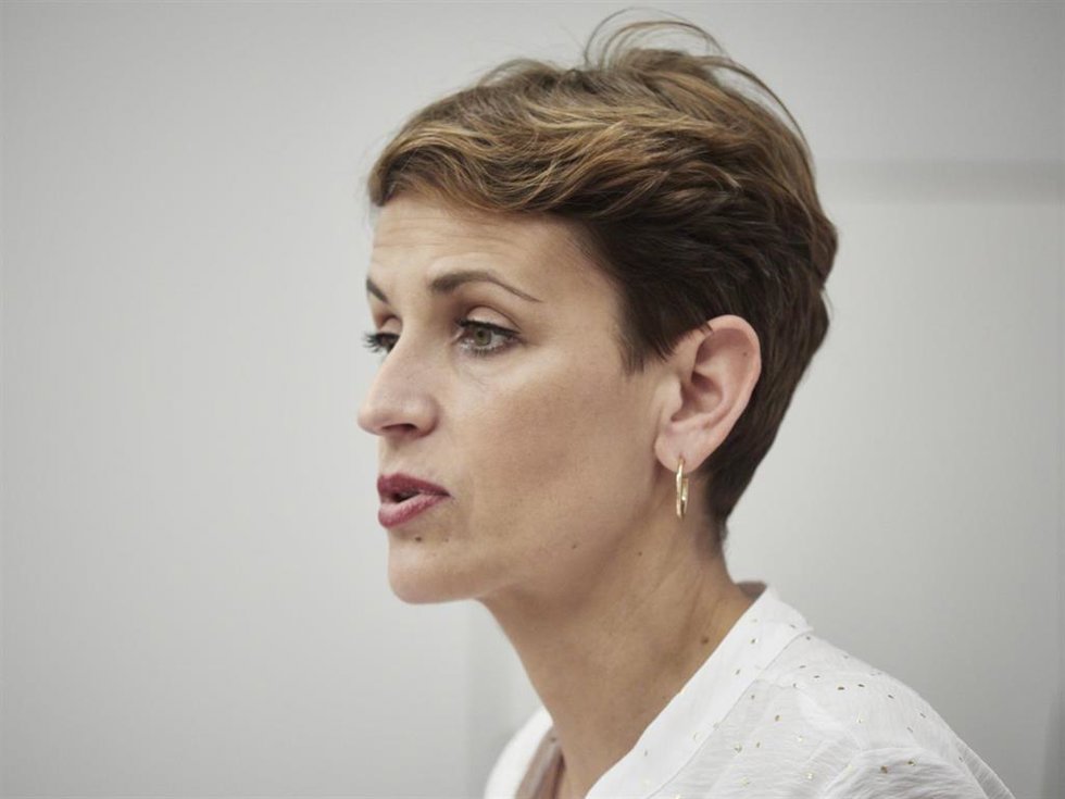 La presidenta de Navarra, María Chivite.