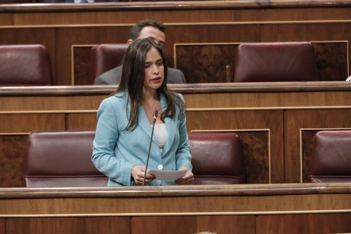 Archivo - La diputada per Valncia del PP Belén Hoyo al Congrés dels Diputats