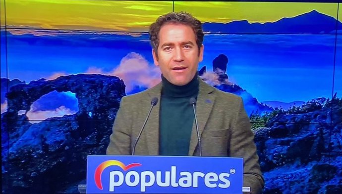 Archivo - El secretario general del PP, Teodoro García Egea, abre el XV Congreso Regional del PP de Canarias