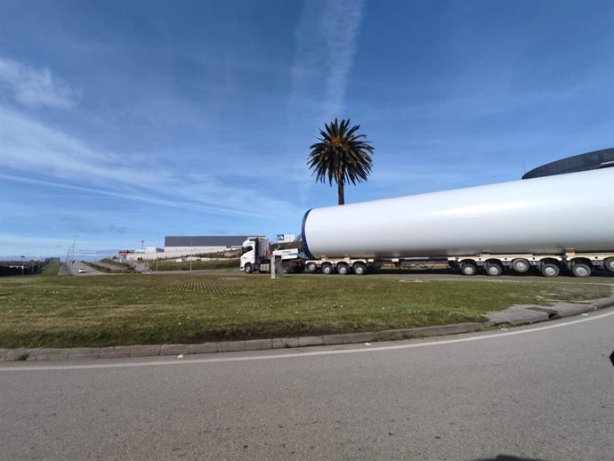 Industria, tubo de aerogenerador de energía eólica