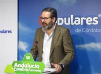 Molina (PP de Córdoba) subraya que "hay que poner una solución lo antes posible" a la situación del partido