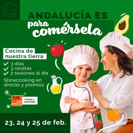 El centro comercial Los Arcos organiza, durante los días 23, 24 y 25 de febrero, un programa de showcookings en directo en el que podrán participar niños y adultos para elaborar gazpacho, papas aliñás y remojón malagueño