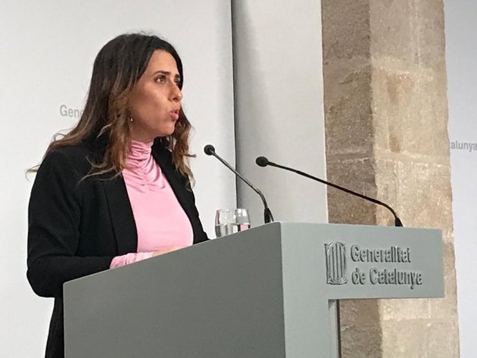 La portavoz del Govern, Patrícia Plaja