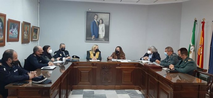 Reunión de la junta local de seguridad.