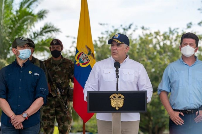Archivo - El presidente de Colombia, Iván Duque.