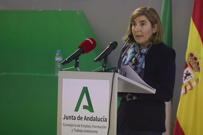 La consejera de Empleo, Rocío Blanco, en una imagen de 31 de enero.
