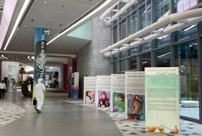 Exposición en Abu Dhabi