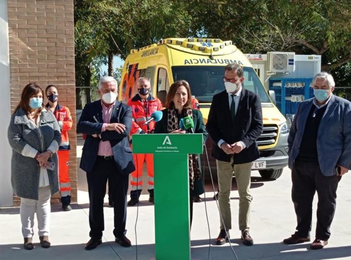 La delegada del Gobierno andaluz, Patricia Navarro, en un acto