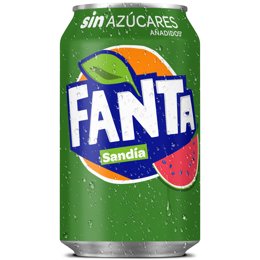 Lata de Fanta Sandía