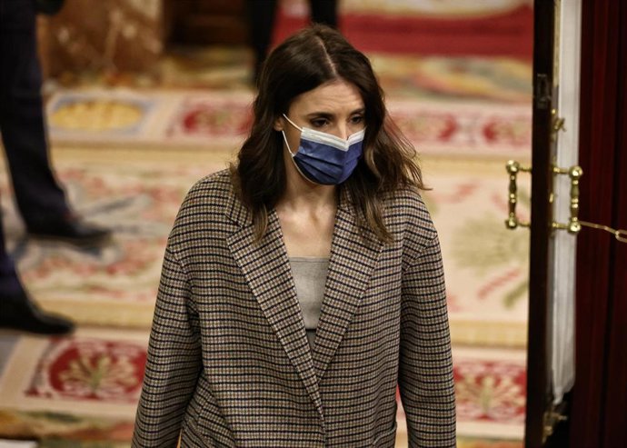 La ministra de Igualdad, Irene Montero