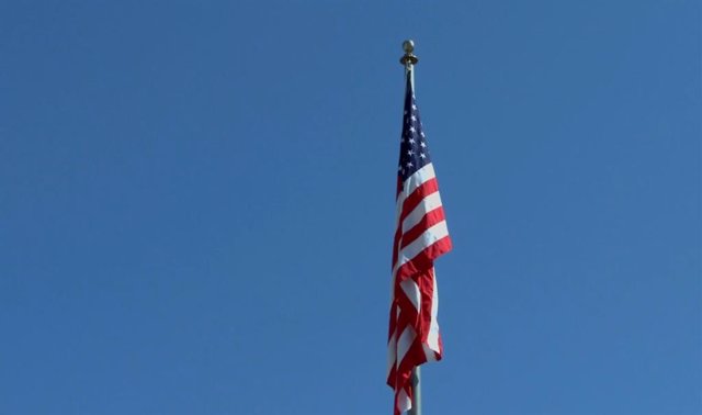 Archivo - Bandera de EEUU.
