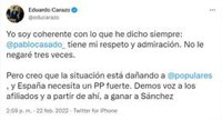 Presidente de NNGG CyL pide dar voz a los afiliados porque la situación "está dañando al PP"