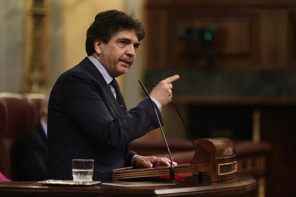 Archivo - El diputado del PP, Mario Garcés.