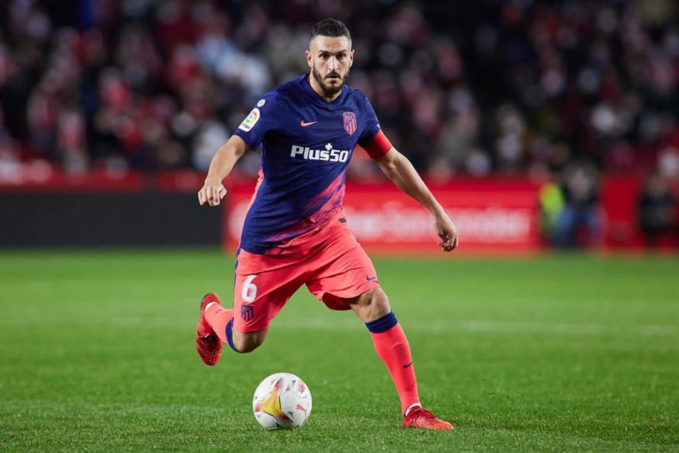 Archivo - Koke Resurrección durante un partido del Atlético de Madrid