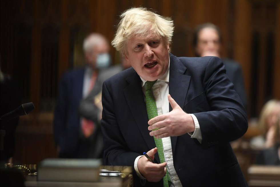 El primer ministro de Reino Unido, Boris Johnson.