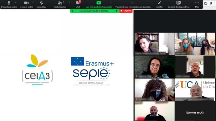 El ceiA3 lanzará este año más de 50 ayudas de movilidad Erasmus+ para Europa, Latinoamérica y Marruecos.