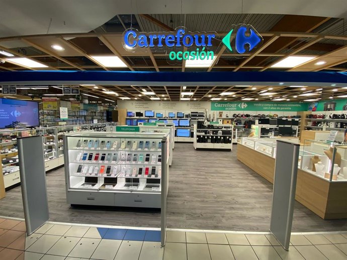 Espacio de Carrefour Ocasión, alianza entre Carrefour y Cash Converts