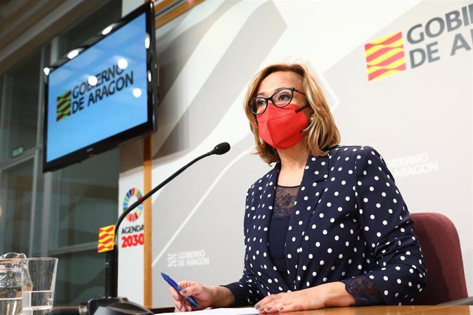 La consejera de Presidencia del Gobierno de Aragón, Mayte Pérez.