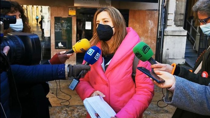 La portavoz de Somos Oviedo, Ana Taboada.