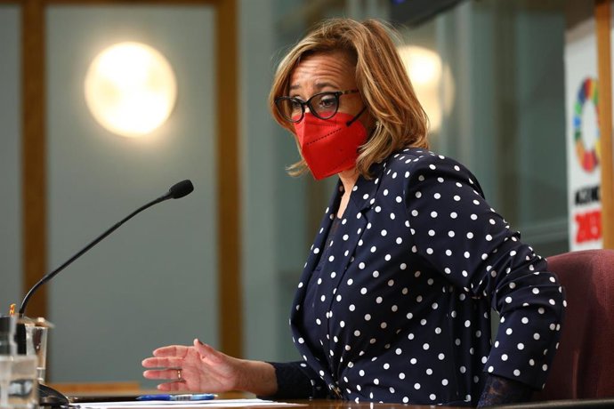 La consejera de Presidencia del Gobierno de Aragón, Mayte Pérez.