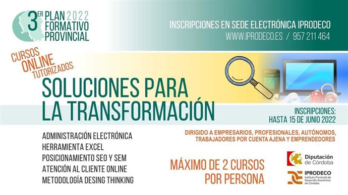 Cartel de 'Soluciones para la transformación'.