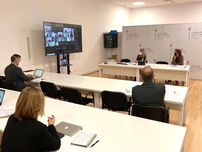 La consellera de Salud y Consumo, Patricia Gómez, durante la reunión del Consejo de Salud.