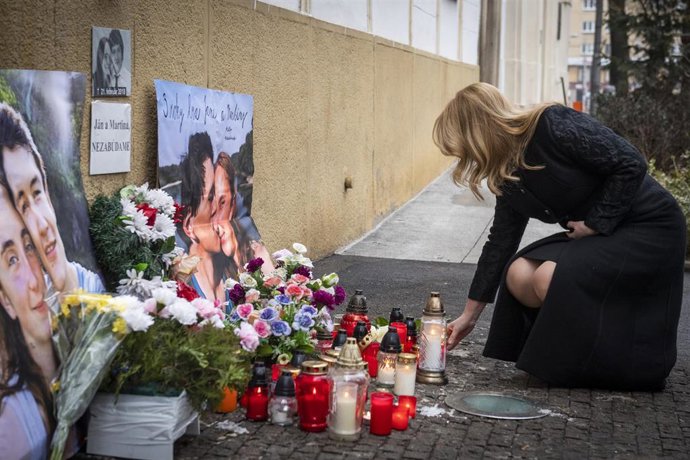 Archivo - Homenaje al periodista Jan Kuciak en Bratislava