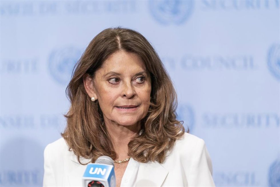 Archivo - La vicepresidenta de Colombia, Marta Lucía Ramírez.