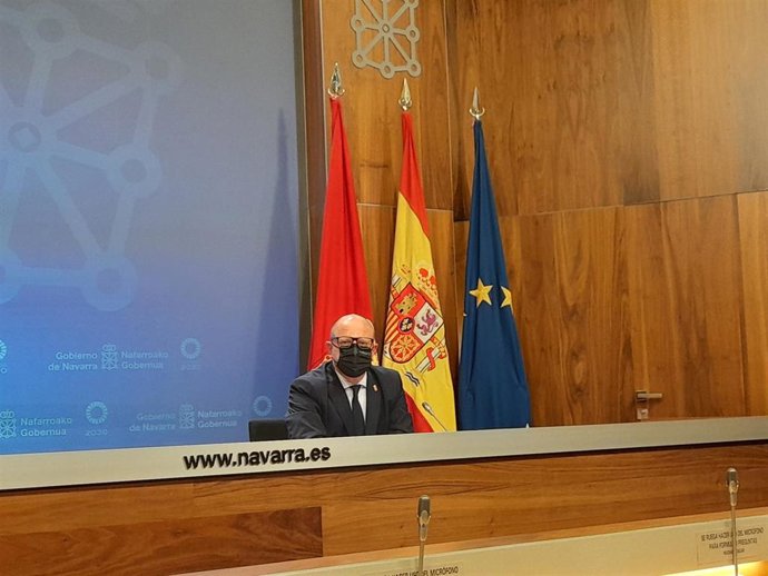 Carlos Gimeno, durante la rueda de prensa