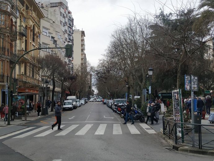 Avenida de España donde se eliminará un carril para ampliar el corredor de San Antón