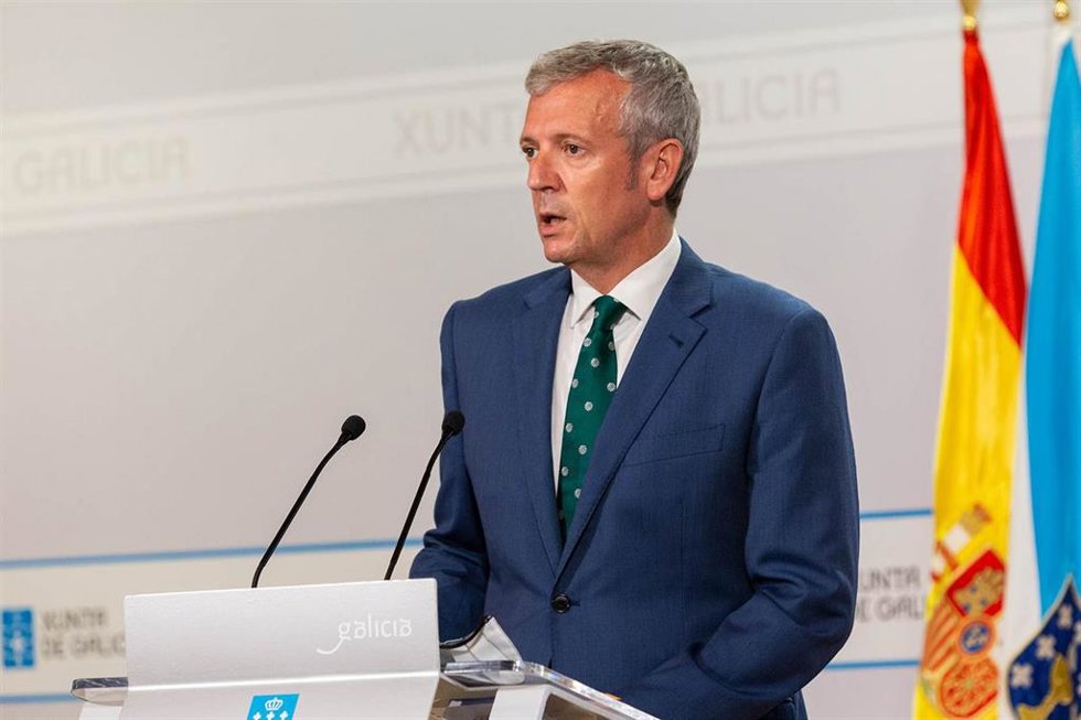 Archivo - El vicepresidente primero de la Xunta, Alfonso Rueda.