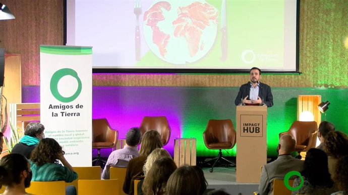 El ministro de Consumo, Alberto Garzón, participa en la presentación del 'Atlas de la Carne'