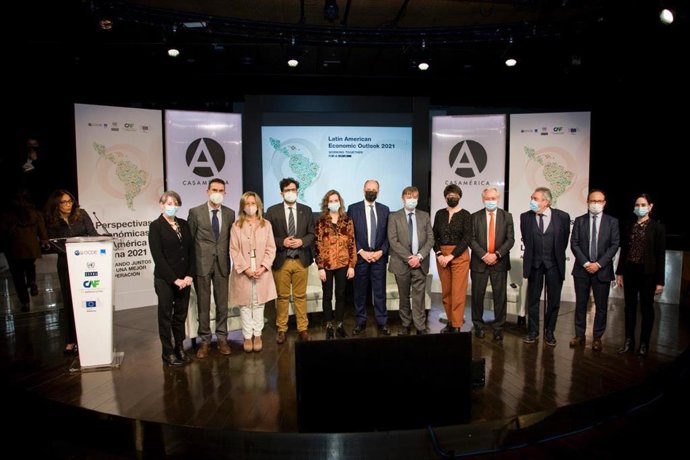 Archivo - Presentación del informe Perspectivas Económicas de América Latina (LEO) 2021: Avanzando juntos hacia una mejor recuperación