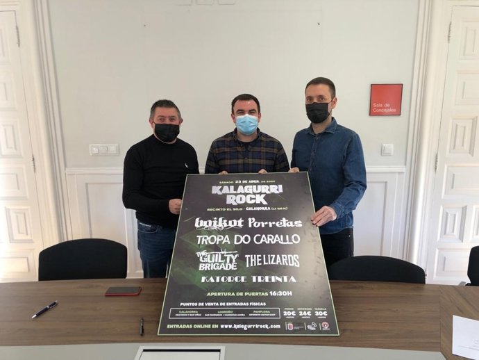 La V Edición del Kalagurris Rock será el 23 de abril, en la carpa de las Jornadas Gastronómicas de la Verdura