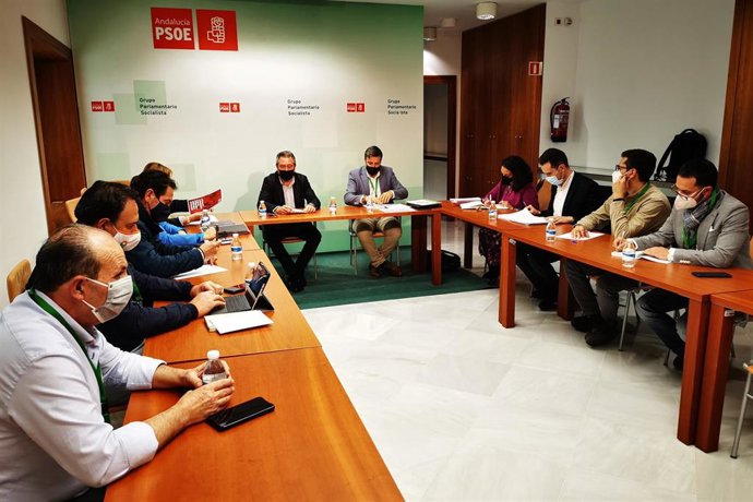 UPA aborda "la defensa de la agricultura y ganadería familiar" andaluza en una reunión con Espadas.