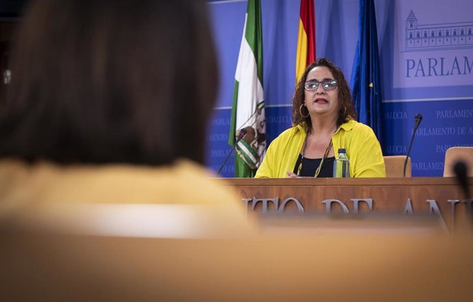 Archivo - La diputada no adscrita e integrante de Adelante Andalucía, Ángela Aguilera, en una imagen de septiembre de 2021.