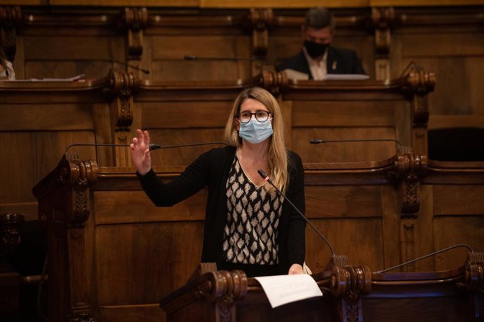 Archivo - La líder de Junts a l'Ajuntament de Barcelona, Elsa Artadi