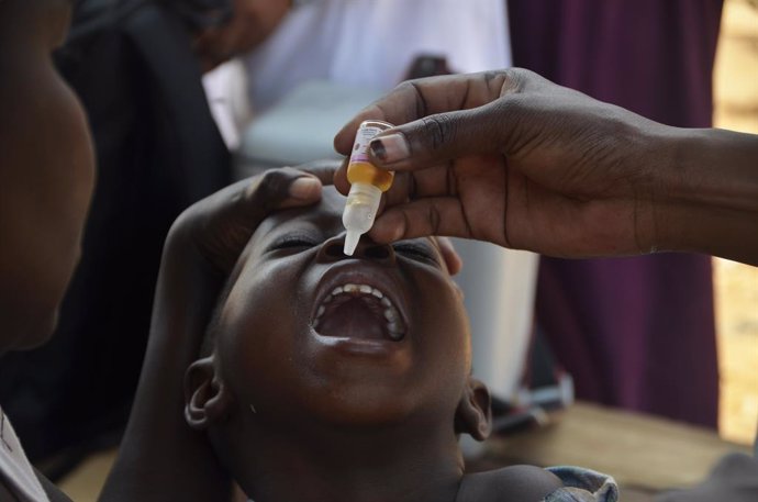 Archivo - Campaña de vacunación contra la poliomielitis en la capital de Uganda, Kampala