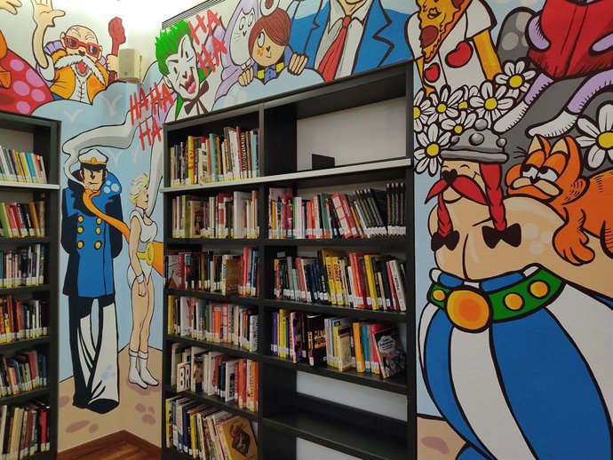 Secció de cmic de la Biblioteca Joan Regl de la UV