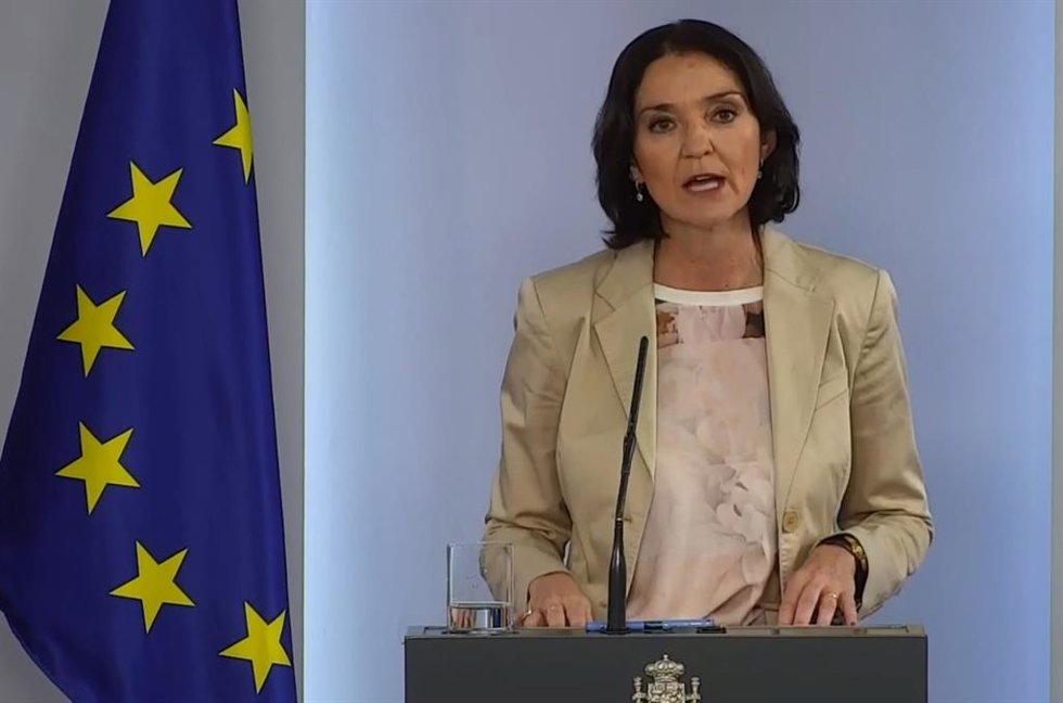 Archivo - La ministra Reyes Maroto.