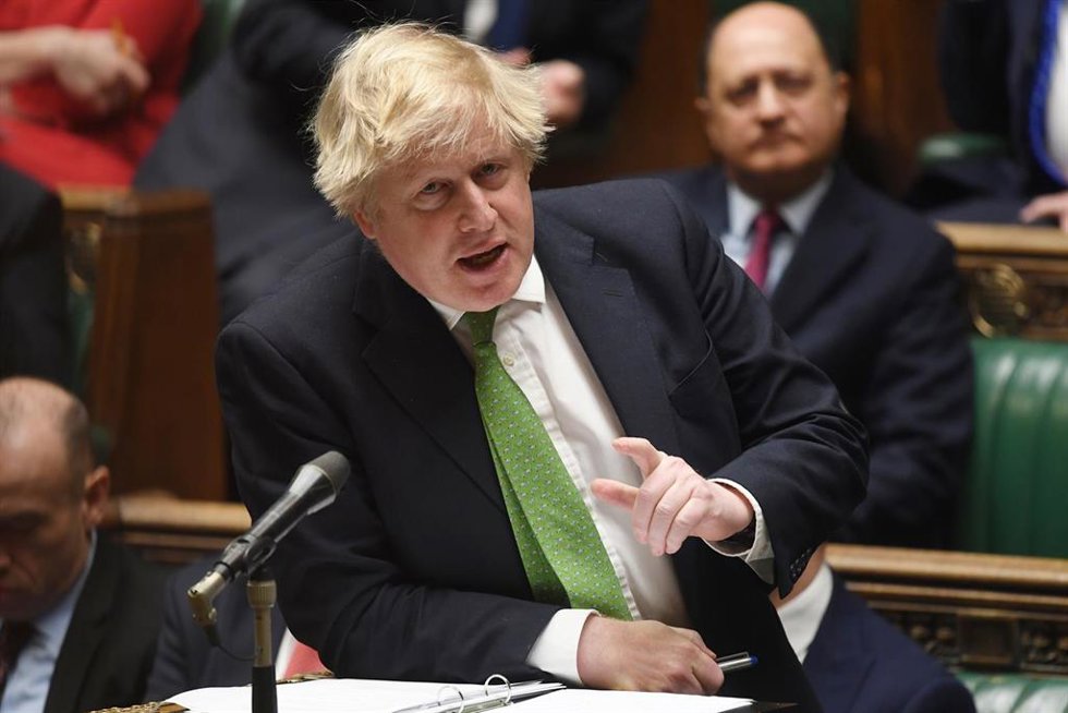 El primer ministro de Reino Unido, Boris Johnson. 