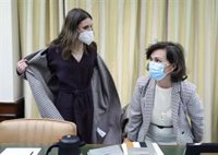 Irene Montero dice que no está contenta con el retraso de la ley Trans y espera que llegue al Congreso antes de julio