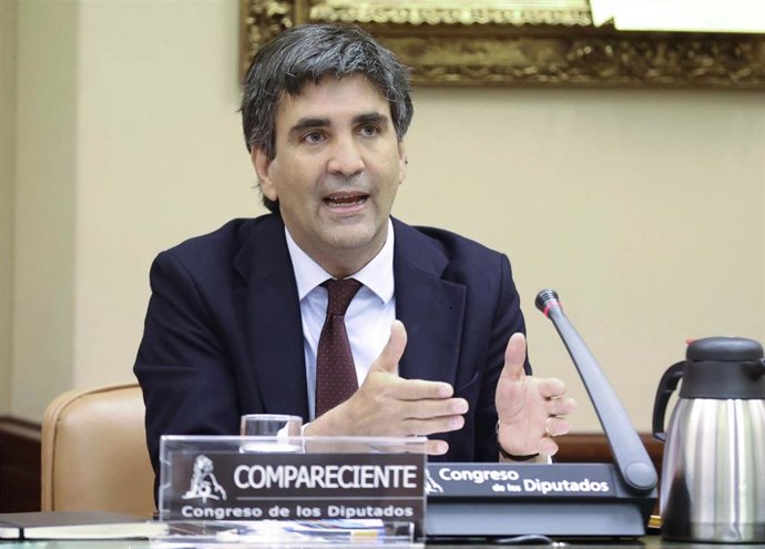 El secretario de Estado de Economía y Apoyo a la empresa, Gonzalo García Andrés, comparece en la Comisión de Asuntos Económicos del Congreso